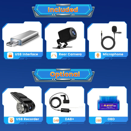 Inefala Android 13 2G/64G autoraadio GPS-navigatsioon FIAT Panda 2003-2012 raadio juhtmevaba Carplay Android Auto, 9-tolline puuteekraan, GPS, WiFi, BT, USB, FM RDS, ekvalaiser, mikrofon, kaamera