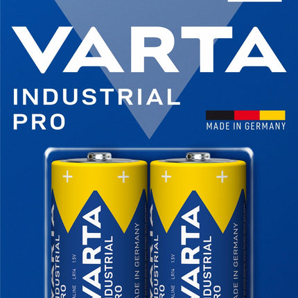 VARTA Batteries C Baby, 20 pieces, Industrial Pro, Alkaline Battery, 1.5V, Bulk Pack, Made in Germany [Exclusively at Amazon]