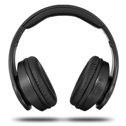 TUINYO Bluetooth-kõrvaklapid kõrva peale, juhtmevabad kõrvaklapid mikrofoniga, HiFi stereo, kokkupandavad ja kerged juhtmevabad peakomplektid teleri/arvuti/mobiiltelefoni ja reisimise/töö jaoks (mustad)