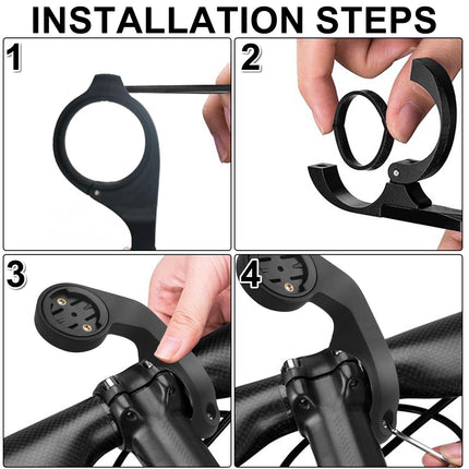 2-osaline jalgrattahoidik Garmin Edge 530 540 520 510 500 200 130 25 20 840 830 820 810 800 1000 1030 1040 Plus Explore 2 XOSS G/G+ iGPSPORT GPS-rattakompuutrile, MTB lenkstangile kinnitatav jalgrattahoidik