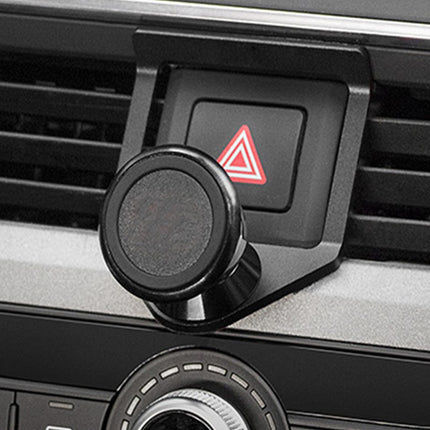 MICMXMO Magnetic Phone Holder Compatible with Audi A4 B9 / A5 F5 2017-2025 Universal Magnetic Holder for Smartphone and GPS 360 Adjustable for Optimal View, Black