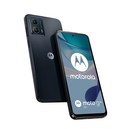 Motorola Moto (g53 5G, 16,5 cm 120Hz ekraan, 50MP kaamera, Dolby Atmos stereokõlarid, 5000mAh aku, TurboPower laadimine, 5G, Snapdragon 480+ protsessor, 4/128GB) tindisinine
