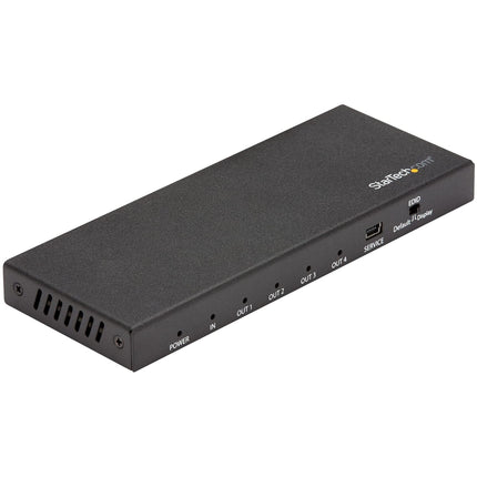 StarTech.com 4 Port HDMI Splitter - 4K 60Hz - 1x4 HDMI Distributor - HDR