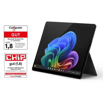 Microsoft Surface Pro | Copilot+ arvuti | 13-tolline OLED-puuteekraan | Snapdragon® X Elite | 16 GB RAM | 256 GB SSD | Uusim mudel, 11. väljaanne | Must | Ainult Amazonis