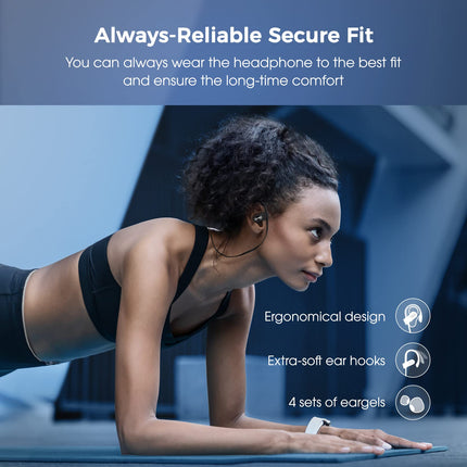 Lakukom Bluetooth-kõrvaklapid pakuvad Bluetooth 5.0, IPX7 veekindlust, 16-tunnist mänguaega ja sisseehitatud mikrofoni – sörkjooksuks/jooksutreeninguks.