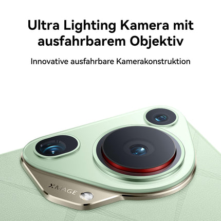 HUAWEI Pura 70 Ultra nutitelefon, 16 GB + 512 GB, ülikiire kaamera sissetõmmatava objektiiviga, ülikiire hetktõmmis, ülivastupidine Kunlun klaas, 100 W Supercharge, roheline + Freeclip must