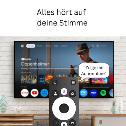 Striiming Box GD2 4K HDR nutikas Google TV mängija | WLAN/WiFi LAN USB | Chromecast | Netflix | Prime Video | Disney+