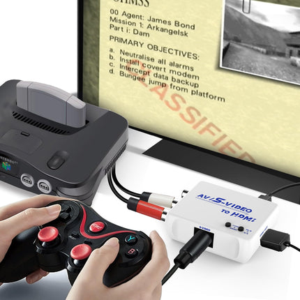 FeiEVER AV S-Video-HDMI konverter