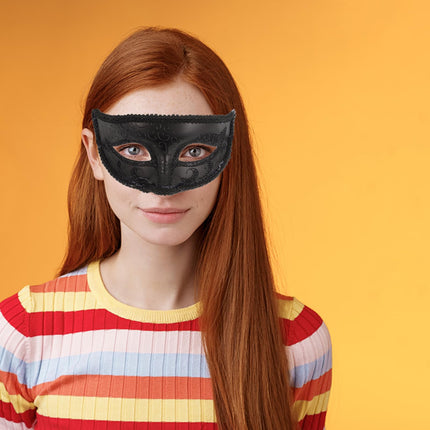 Holibanna 2-osaline poolmask elegantsete maskide jaoks Halloweeni karnevali ja cosplay pidudeks, ainulaadne ja dekoratiivne, sobib nii meestele kui naistele
