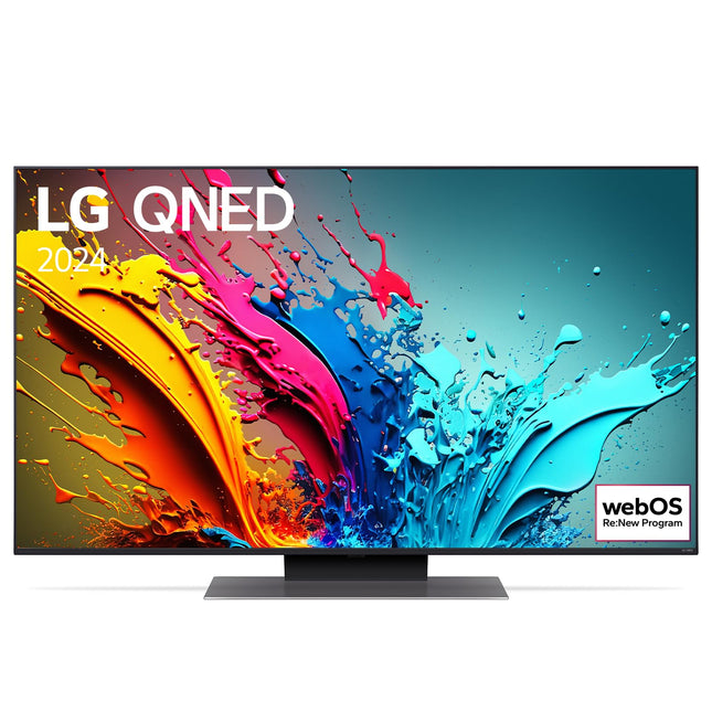 LG 50QNED86T6A televiisor 50" (127 cm) QNED-teler (α8 4K tehisintellektiga protsessor, webOS 24, HDR10, kuni 120 Hz) [Mudeliaasta 2024]