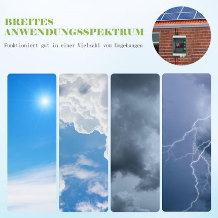 SROCHN ülepingekaitse PV DC 32A 1000V piksekaitselüliti IP65 veekindel 1 string 4 mooduliga päikesepaneelide ühenduskarp