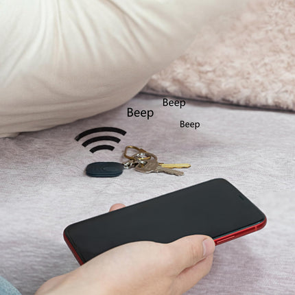 Nutale Findthing võtmeleidja, Bluetooth-rakendusega, pruun, iOS ja Android, kogukonnaotsingu funktsioon, esemete jälgimise tugi, kaugjuhtimispult. Hea idee kadunud esemete jaoks.