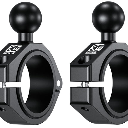 BRCOVAN 2 tk alumiiniumsulamist suur latiklamber 1-tollise TPU kuuliga ATV ja UTV turvapuurile 1,5''/1,65''/1,75''/1,85''/2'' ühildub RAM kinnitustega B-suuruses kuul, kahe pesaga õlg
