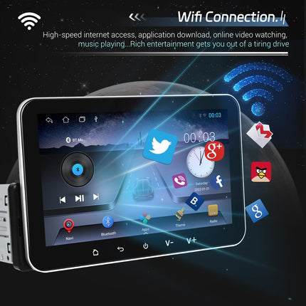 [2+32G] SIXWIN Android 13 car radio 1 Din with Wireless Carplay &amp; Wired Android Auto, 7 inch HD touchscreen with WiFi/GPS/Bluetooth/Mirror Link/USB/FM/AUX/EQ/SWC