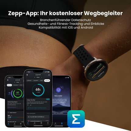 Amazfit Active 2 nutikell 44mm, tehisintellekt, hääljuhtimine, GPS ja tasuta kaardid, 10-päevane aku tööiga, aktiivsusmonitor enam kui 160 spordirežiimiga, 5 ATM veekindlus Androidile ja iPhone'ile