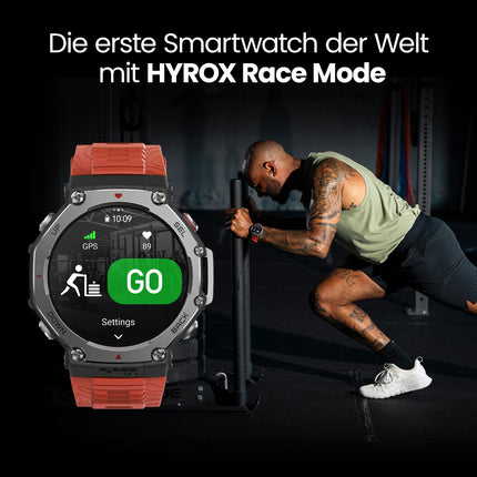 Amazfit T-Rex 3 nutikell õues kasutamiseks, 48 ​​mm AMOLED-ekraan, võrguühenduseta kaardid ja navigatsioon, 6 satelliidisüsteemi kahe sagedusribaga GPS, 27-päevane aku tööiga, NFC-makse, 170+ spordirežiimi, 45 m vabalt sukeldumine seiklusteks