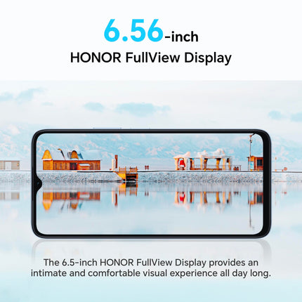 HONOR X6a nutitelefon, 4 + 128 GB telefonid, 6,56-tolline LCD-ekraan sagedusel 90 Hz, professionaalne 50 MP kaamera, 5200 mAh aku, kiirlaadimine, NFC kahe SIM-kaardi tugi, GMS