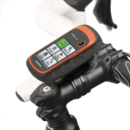 Wicked Chili bike mount compatible with Garmin eTrex, Dakota, Oregon, Approach, Astro, GPSMAP (perfect fit, QuickFix, with resealable cable ties, Made in Germany) black