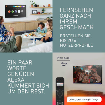 Panasonic TV-40S55AEZ, S55A seeria 40-tolline Full HD LED-nutiteler, 2024, Fire TV, HD värvimootor, HDR, Alexa hääljuhtimine, mängurežiim, meediapleier erakordse visuaalse kogemuse saamiseks.