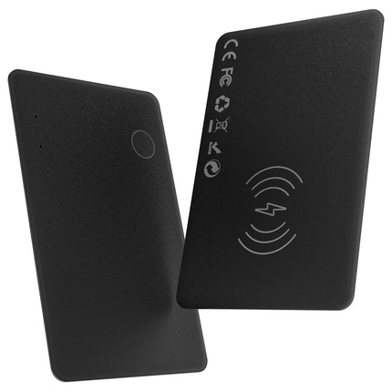 WAFTING Slim Wallet Tracker Card, Rechargeable Wallet Finder Compatible with Apple Find My App (iOS Only), Wallet Tracker for Travel Suitcase, Purse (2 Pack)