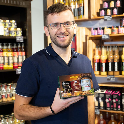Altenburger Original õllekast - kolm õllega maitsestatud sinepit kinkekomplektina (3 tk), kinkekarp meestele ja naistele