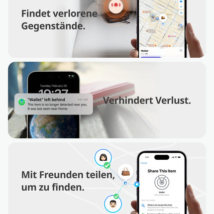 SwitchBot Wallet Tracker Card, Smart AirTag Card Compatible with Apple Find My (Does Not Work with Android), Tracker with Up to 3 Years Battery Life (Non-Rechargeable), Waterproof IP67