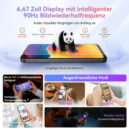 Blackview Shark 9 5G mobiiltelefon ilma lepinguta 24GB + 256GB/2TBTF, 2.7GHz Octa Core, Super PD 50MP AI fotoalbum, 6.67" Android 14 nutitelefon, 5000mAh 18W, kahe SIM-kaardiga telefonid/Face ID/GPS/NFC
