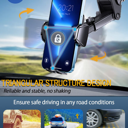 Josnown autotelefonihoidja, uuendatud versioon 3-ühes iminapa ja õhutusavaga telefonihoidja autosse, 360° pöörlev universaalne autotelefonihoidja iPhone'ile, Huaweile, Xiaomile, Samsungile