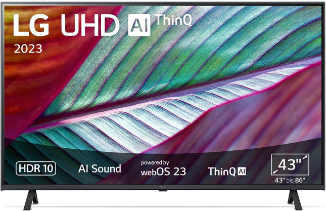 LG 43UR78006LK 109 cm (43-tolline) UHD-teler (aktiivne HDR, 60 Hz, nutiteler) [mudeliaasta 2023]