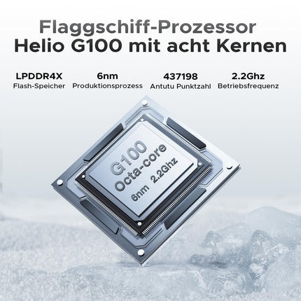 DOOGEE S118 Outdoor Handy Ohne Vertrag Android 14-10800mAh, 32GB RAM+512GB ROM/TF 2TB Octa-Core Outdoor Smartphone, 6.6” FHD+ baustellenhandy, 50MP AI Kamera Rugged Smartphone, IP68/NFC/Face ID/GPS