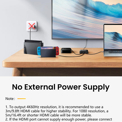 HDMI-lüliti 3-ühes väljundiga 3,9 jala pikkuse HDMI-kaabliga, Avedio Links alumiiniumsulamist HDMI-lüliti, 4K 60Hz HDMI-lüliti toetab Dolby Atmost, HDMI-jaotur 3-ühes väljundiga PS5 Xbox Roku TV Fire Sticki jaoks
