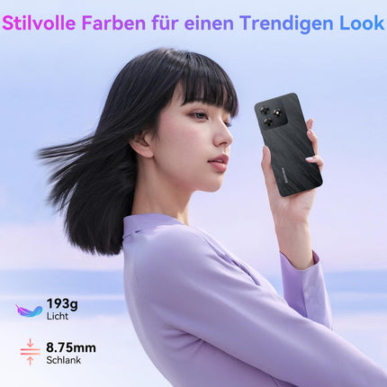 Blackview Wave 8C mobiiltelefon ilma lepinguta Android 14, 6GB+64GB/2TB SD, Octa Core 6.56" HD+, 5000mAh aku, 13MP+8MP kaamera, 4G kahe SIM-kaardiga nutitelefon ilma lepinguta Soodne SIM-lukuta, GPS/2-aastane garantii