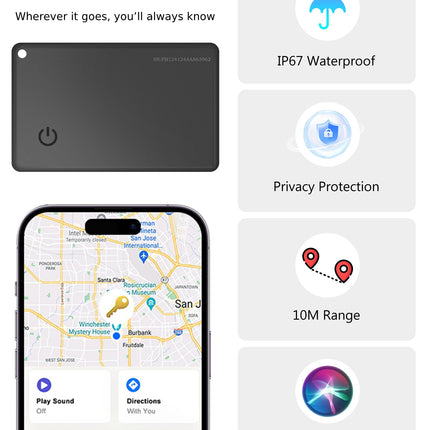 2 tk Air Tag Card rahakoti jälgimiskaarti, 1,6 mm õhuke, veekindel nutikate Bluetooth-siltide esemete jälgimise leidja laadimiskaabliga, ühildub Apple Find My'ga (ainult iOS), kohvrite, kottide, passide ja pagasi jaoks.
