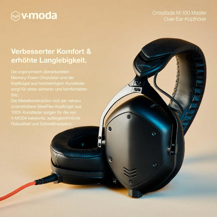 V-MODA Crossfade M-100 Master kõrvaklapid, mürasummutavad, mustad