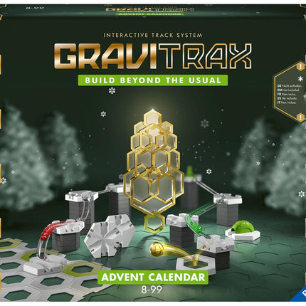 Ravensburgeri GraviTraxi advendikalender - ideaalne GraviTraxi algajatele ja fännidele, ehitusmänguasi lastele alates 8. eluaastast