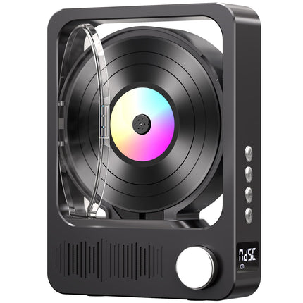 MECHEN CD-mängija Bluetooth, kaasaskantav Discman CD-mängija koju, kaugjuhtimispult, sisseehitatud kõlarid ja LED-ekraan, toetab TF-kaarti ja AUX-i, CD-R, CD-RW