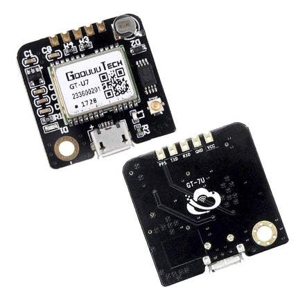 Geekstory GT-U7 GPS Module GPS Receiver Navigation Satellite with EEPROM Compatible with 6M 51 Microcontroller STM32 UO R3+ IPEX Active GPS Antenna for Arduino Drone Raspberry Pi Flight