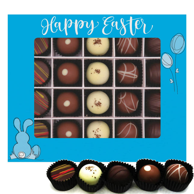 Hallingersi Happy Easter XL - lihavõttekingitused lihavõttekorvidesse, käsitööšokolaadikompvekid, mõned alkoholiga (karp) - emadepäevakingitus ja kingiideed isadepäevaks | Palju õnne, palju õnne, sõbrad