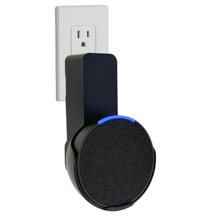 Sintroni kõlari seinakinnitus Echo Popile, ruumisäästlik kinnitus, puurimist pole vaja, integreeritud kaablihaldus, elutuppa ja magamistuppa, kööki, ühildub Google Nestiga (must)