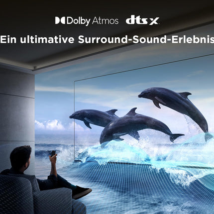 TCL 43T6C 43-tolline QLED 4K HDR-teler, nutikas Fire-teler Dolby Visioni ja Atmose, HDR10+, hääljuhtimise ja funktsiooniga „Küsi Alexalt“