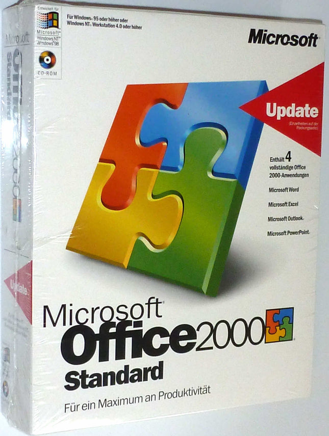 Microsoft Office 2000 standardvärskendus Office xx-ist või MS individuaalsetest rakendustest D