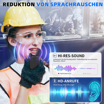 JUCJET (4 tk) täiustatud versiooniga T20D raadiokomplekt, 16 kanalit, mürasummutus, VOX, PMR-raadio, laetav, kahesuunaline raadiosaatja kooli, turvalisuse ja hotelli jaoks (must)