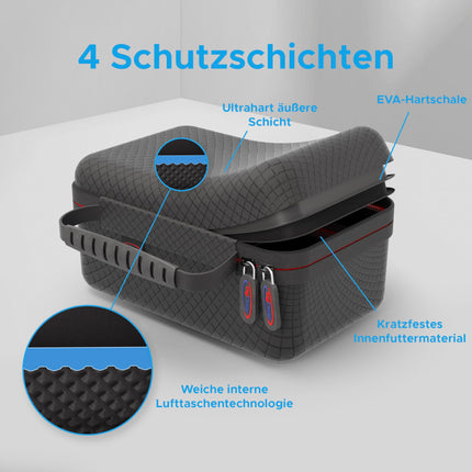 Digicharge 5'' Sat Nav Case Bag for Garmin Drive 53 52 51 DriveSmart 55 Zumo, Tomtom Go Classic 5'' 2nd Gen Lite Professional Discover 5'' Premium 5” Expert 5'' Basic 5" Essential Go 5200 5-inch GPS