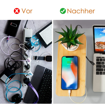 CRROEL kaablihoidik, 2 kaablihalduskarbi korraldaja komplekt, ABS-kaablikorraldaja, kaablihalduslaua kaablikarp teleri kaabli arvuti ruuteri USB-jaoturi jaoks