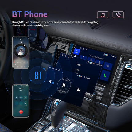 [4+64G] SIXWIN Android 13 autoraadio Ford C-Max/Galaxy/Connect/Fiesta/S-Max mudelitele koos Carplay/Android Auto/Mirrorlinkiga, 7-tolline mahtuvuslik puuteekraan WiFi, GPS, FM, Bluetooth
