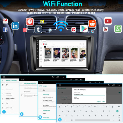 2G+64G CAMECHO Android 12 autoraadio navigatsiooniga VW Golf 5 6 Polo Skoda jaoks, 7-tolline ekraan Carplay, Android Auto Bluetooth HiFi RDS+ tahavaatekaamera
