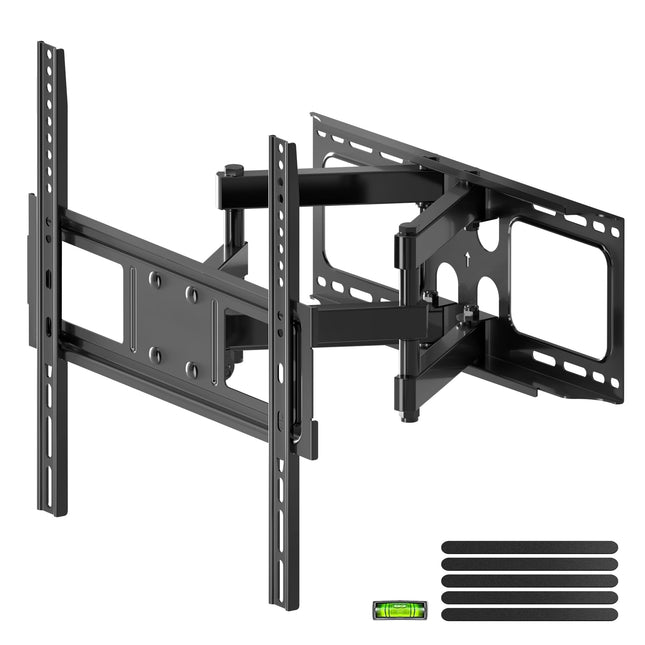 XINLEI teleri seinakinnitus, pööratav ja kallutatav telerikinnitus 26–70-tollistele lame- ja kumeratele teleritele kuni 45 kg, telerikinnituse max VESA 400x400 mm