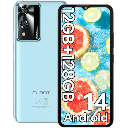 CUBOT A10 lukustamata telefon, 12(4+8) GB + 128 GB / 1 TB, Android 14 nutitelefon, 6,56-tolline HD+ / 90Hz ekraan, 48MP + 16MP kaamera, 5100mAh, kahe SIM-kaardiga 4G lukustamata telefonid, Face ID/GPS/OTG