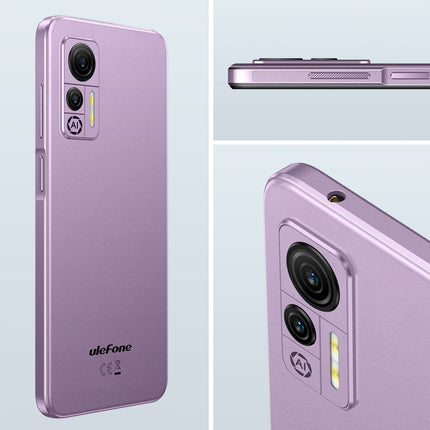 Ulefone Note 14 Pro Smartphone Unlocked, Android 12 Mobile Phone 8GB/64GB+128GB(SD) 4500mAh with 13MP+5MP Camera 6.52 inch HD+ 5Ghz WiFi 3 Slots/Face ID/GPS/FM/Large Font 4G Dual SIM Purple