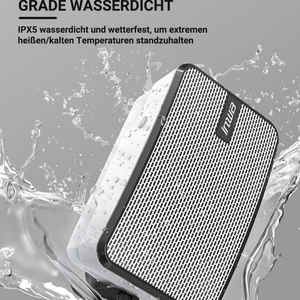 Inwa Bluetooth-kõlar, juhtmevaba helisüsteem sise- ja välistingimustes kasutamiseks, IPX5 veekindel, 400 W (2 tk pakis, 2025. aasta uus Bluetoothi ​​nimi "Sync Speaker", vahelduvvoolu-/alalisvooluadapter ja kaugjuhtimispult, RMS 40 W)